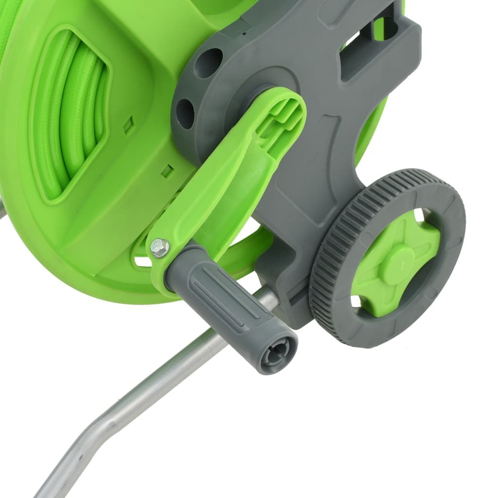 Water Hose Reel with Wheels 174.6'+6.6'