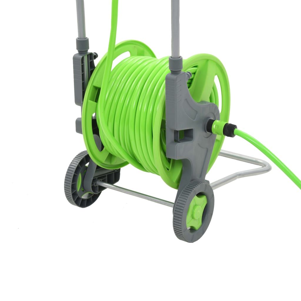 Water Hose Reel with Wheels 174.6'+6.6'