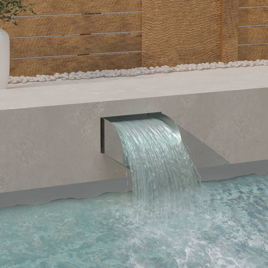 Waterfall Silver Stainless steel 304 Medium Durable Waterfall