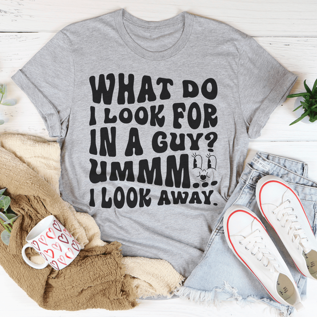 What Do I Look For In A Guy T-Shirt