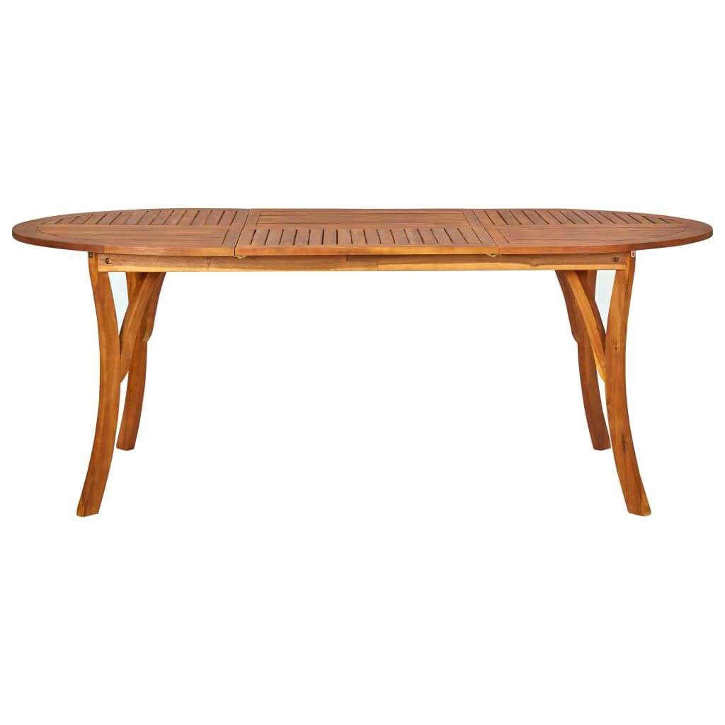 Wooden Table Brown Solid Acacia wood Large Dining Table