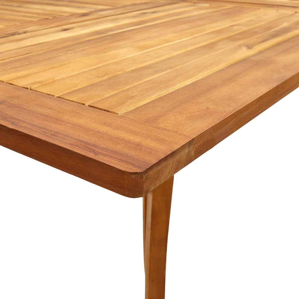 Wooden Table Natural wood Solid acacia wood Large Durable