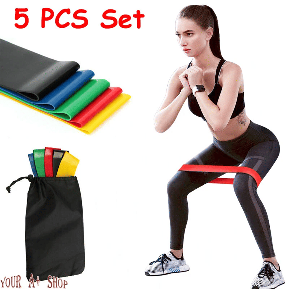 Workout Resistance Bands Loop Set Fitness Yoga Booty Leg Exercise Band Gym Fitness Butt Lift