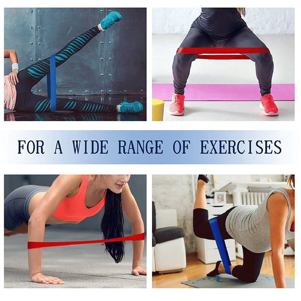Workout Resistance Bands Loop Set Fitness Yoga Booty Leg Exercise Band Gym Fitness Butt Lift