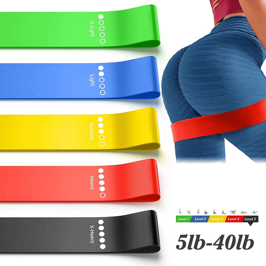 Workout Resistance Bands Loop Set Fitness Yoga Booty Leg Exercise Band Gym Fitness Butt Lift